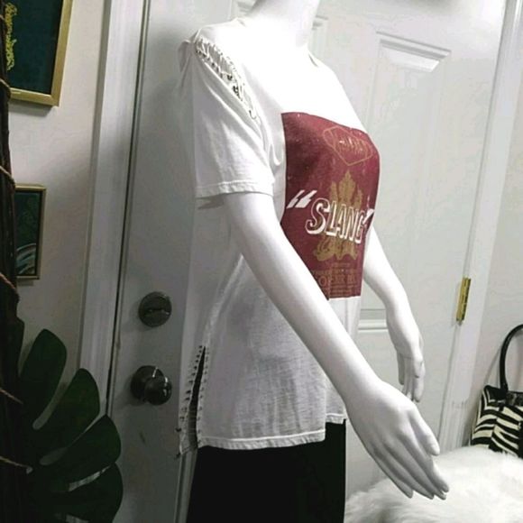 SLANG Def Leopard Nordstrom Tee Shirt M - Picture 3 of 8